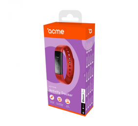 Acme Activity tracker ACT101R Steps and distance monitoring, OLED, Red, Bluetooth,